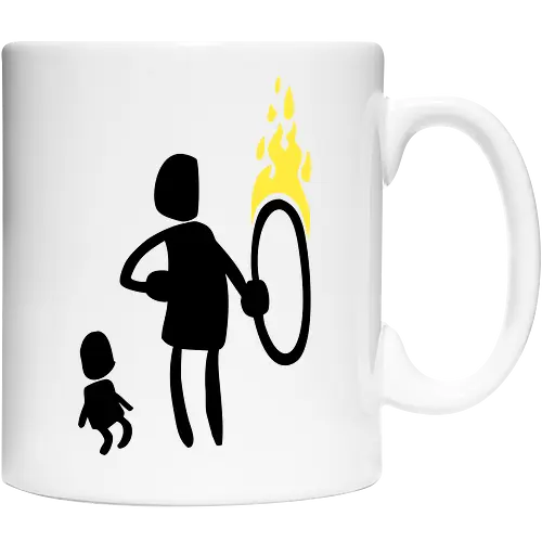 Kinderturnen schwarz - Flix, DerFlix, comic, Kinderturnen