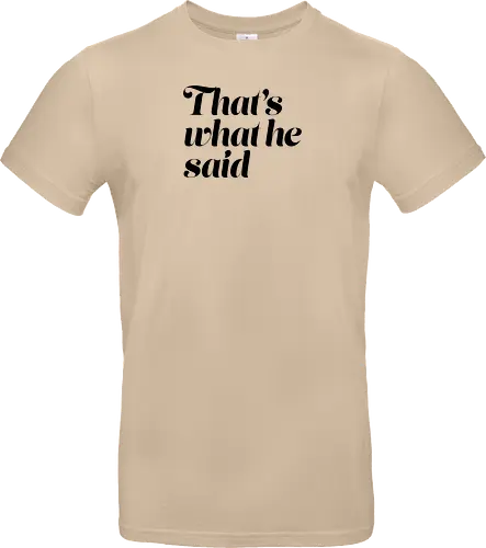 Donnie O'Sullivan - That's what he said (Black)