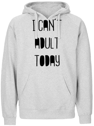 I can't adult today - schwalbenliebe, design, nähen, nähmaschine - Fairtrade Hoodie