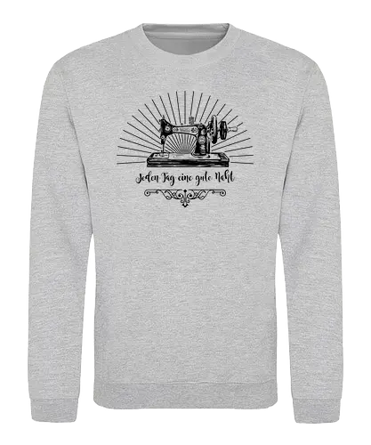 Jeden Tag eine neue Naht - schwalbenliebe, design, nähen, nähmaschine - Sweatshirt