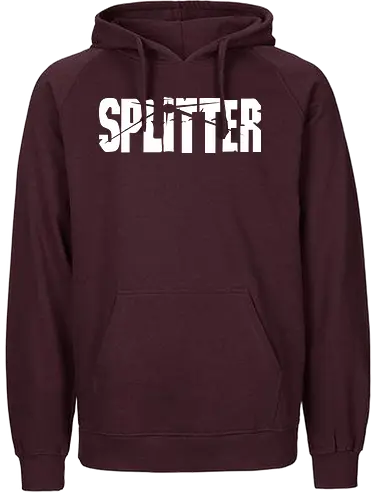 Splitter - Logo weiß - Splitter, Splitter Verlag, Splitter Comics - Fairtrade Hoodie