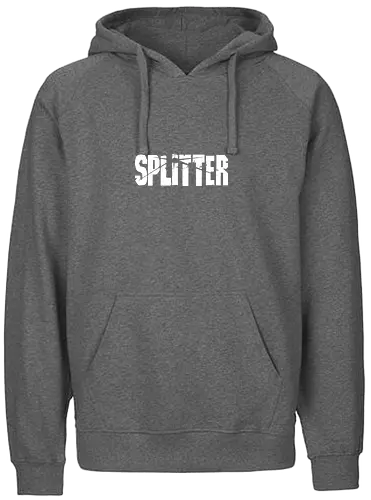 Splitter - Logo weiß - Splitter, Splitter Verlag, Splitter Comics - Fairtrade Hoodie