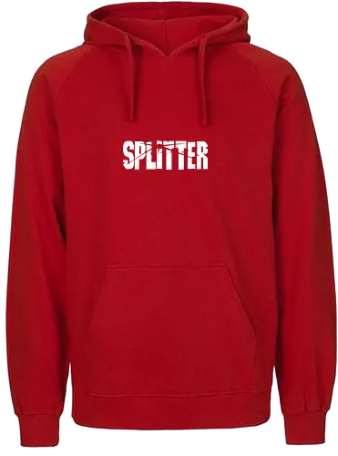 Splitter - Logo weiß - Splitter, Splitter Verlag, Splitter Comics - Fairtrade Hoodie