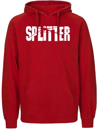 Splitter - Logo weiß - Splitter, Splitter Verlag, Splitter Comics - Fairtrade Hoodie