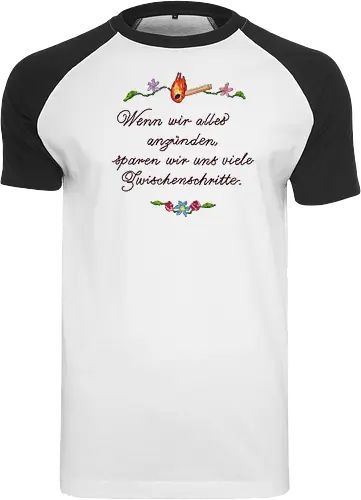 Alles Anzünden - Raglan T-Shirt