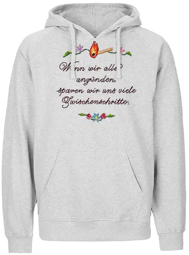 Alles Anzünden - Fairtrade Hoodie