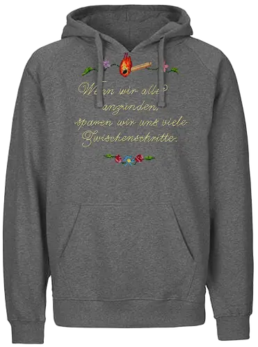 Alles Anzünden - Fairtrade Hoodie