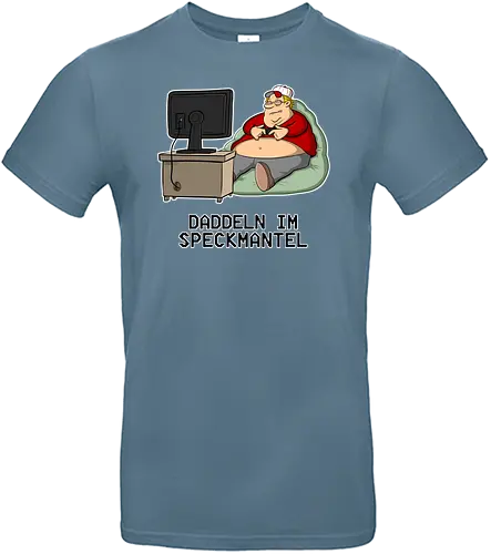 Daddeln im Speckmantel - tot aber lustig, Michael Holtschulte, datteln im Speckmantel, daddeln, nerd, gaming, comic, fun - Standard T-Shirt