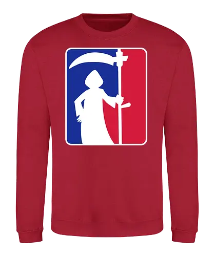 Sensenmann - tot aber lustig, sensenmann, Michael Holtschulte, tod, logo, mashup, comic - Sweatshirt