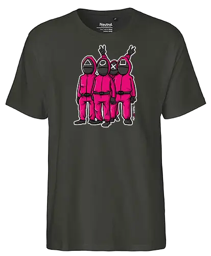 SQPS - tot aber lustig, Michael Holtschulte, comic, serie, photobomb - Fairtrade T-Shirt