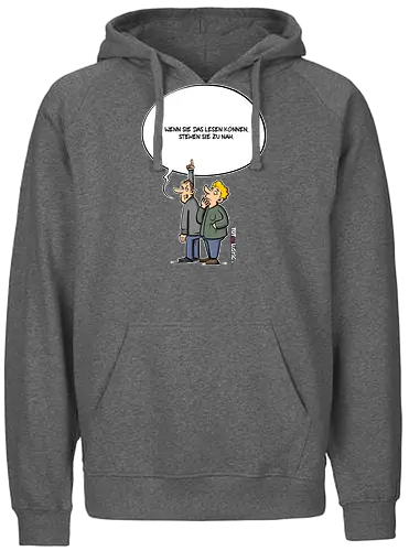 Tot aber lustig - Zu nah - tot aber lustig, Michael Holtschulte, zu nah, abstand - Fairtrade Hoodie