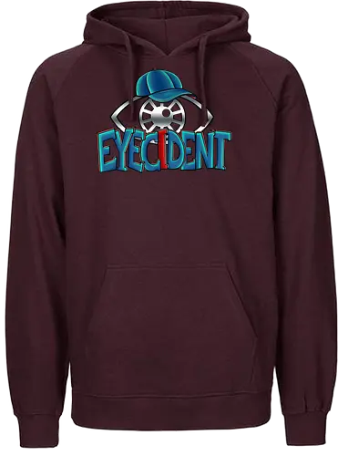 Eyecident - Kappenlogo - eyecident, merchendise, twitch, @eyecident - Fairtrade Hoodie