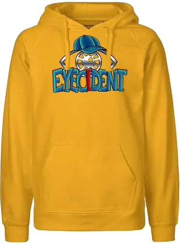 Eyecident - Kappenlogo - eyecident, merchendise, twitch, @eyecident - Fairtrade Hoodie