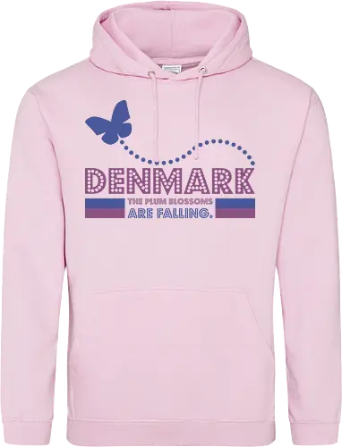 Denmark the plum blossoms are falling