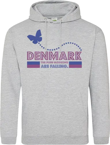 Denmark the plum blossoms are falling