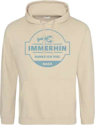 Immerhin denke ich viel nach