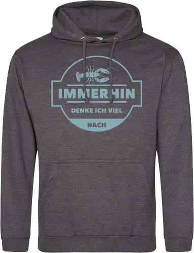 Immerhin denke ich viel nach