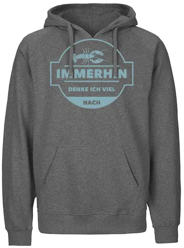 Immerhin denke ich viel nach - Fairtrade Hoodie