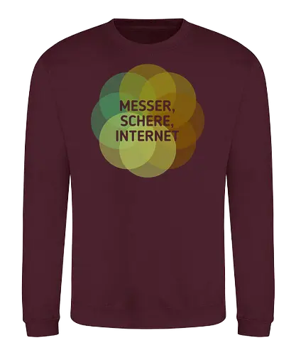 Messer Schere Internet - Sweatshirt