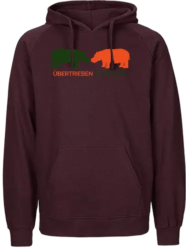 Übertrieben zukünftig - Fairtrade Hoodie