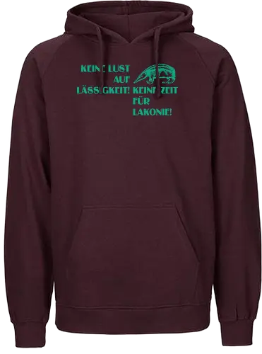 Keine Lust auf Lässigkeit! - Fairtrade Hoodie