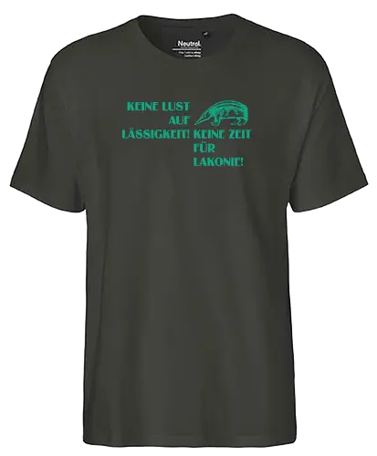 Keine Lust auf Lässigkeit! - Fairtrade T-Shirt