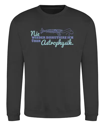 Nie wieder diskutiere ich über Astrophysik - Sweatshirt