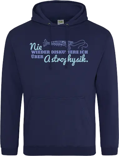 Nie wieder diskutiere ich über Astrophysik