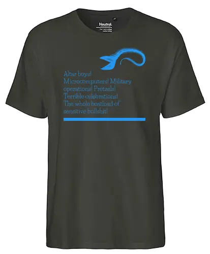 Altar boys! Microcomputers! - Fairtrade T-Shirt
