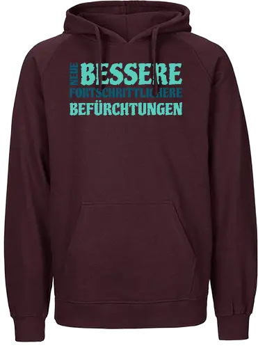Neue Befürchtungen - Fairtrade Hoodie