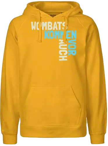 Wombats kommen auch vor - Fairtrade Hoodie