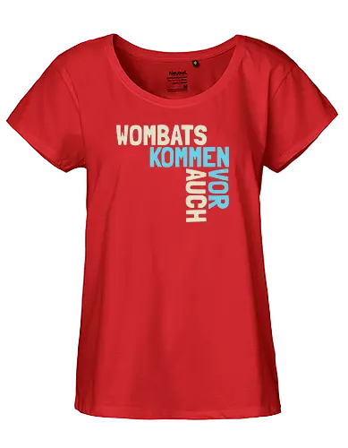 Wombats kommen auch vor - Fairtrade Girl Shirt