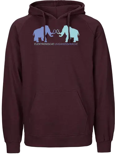 Elektronische Umgangssprache - Fairtrade Hoodie