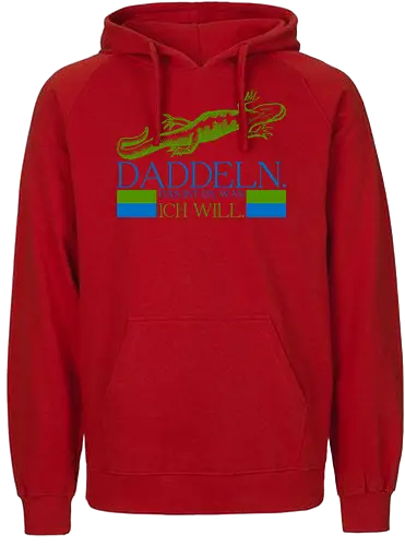 Daddeln. Das ist es, was ich will. - Fairtrade Hoodie
