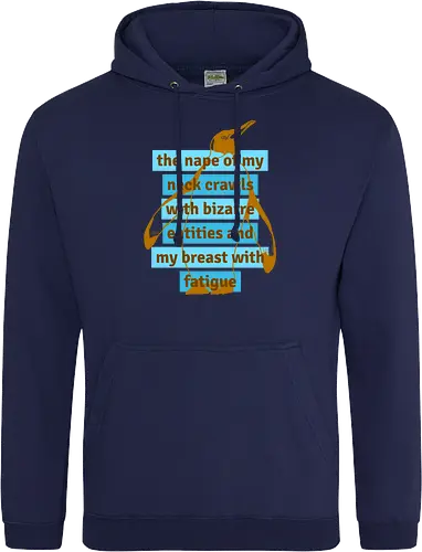 The nape of my neck crawls