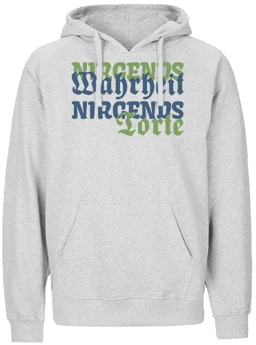 Nirgends Wahrheit, nirgends Torte - Fairtrade Hoodie