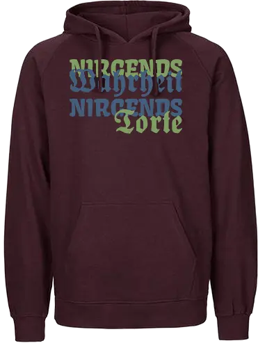 Nirgends Wahrheit, nirgends Torte - Fairtrade Hoodie