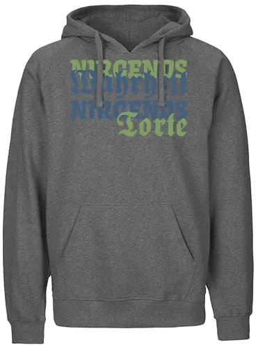 Nirgends Wahrheit, nirgends Torte - Fairtrade Hoodie