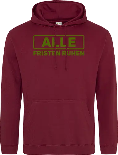 Alle Fristen ruhen