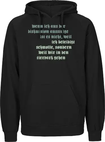 Wenn ich aus der Diskussion aussteige