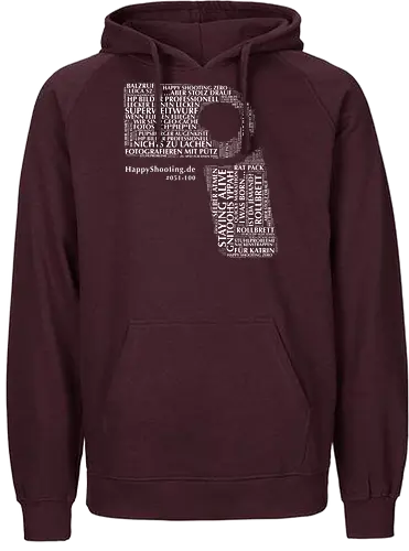 HS-Titel 51-100 - Happy Shooting - Fairtrade Hoodie
