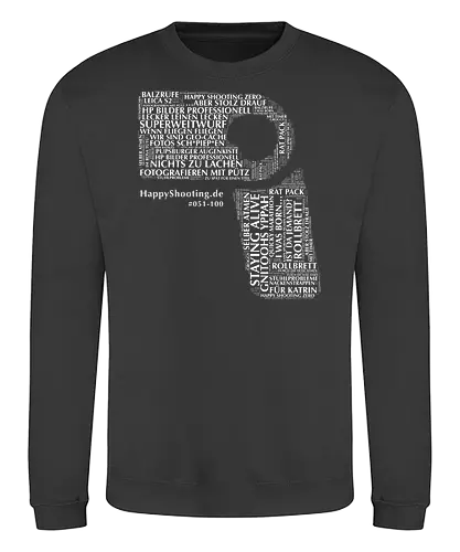 HS-Titel 51-100 - Happy Shooting - Sweatshirt