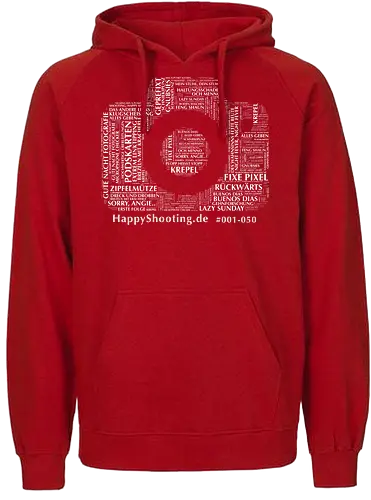 HS-Titel 1-50 - Happy Shooting - Fairtrade Hoodie