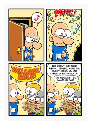 Welcome Back! Artprint