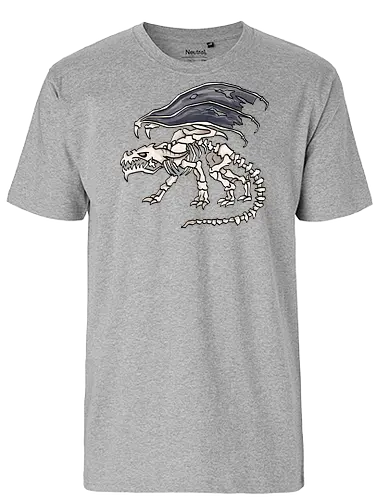 Kleine Helden - Knochendrache - Kleine Helden, drache, Knochen, fantasy, rpg, pen and paper - Fairtrade T-Shirt