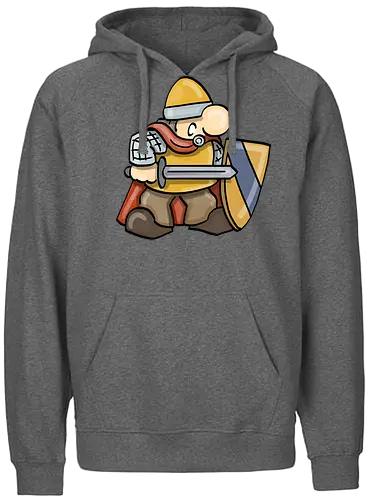 Kleine Helden - Krieger - Kleine Helden, fantasy, rpg, krieger, warrior, pen and paper - Fairtrade Hoodie