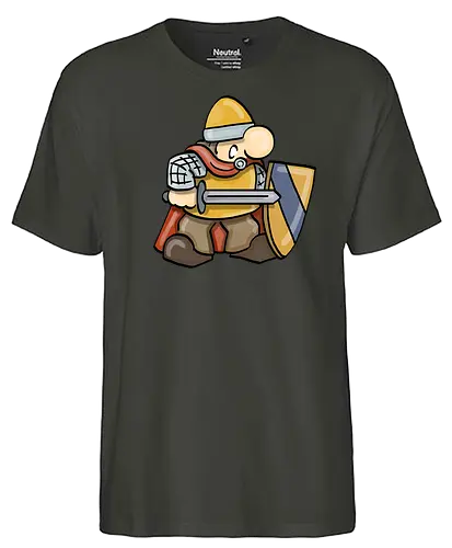 Kleine Helden - Krieger - Kleine Helden, fantasy, rpg, krieger, warrior, pen and paper - Fairtrade T-Shirt