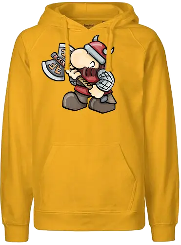 Kleine Helden - Zwerg - Kleine Helden, zwerg, rpg, pen and paper, fantasy, dwarf, Axe, axt - Fairtrade Hoodie