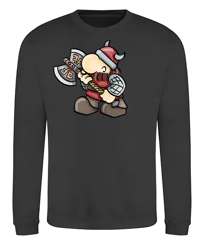 Kleine Helden - Zwerg - Kleine Helden, zwerg, rpg, pen and paper, fantasy, dwarf, Axe, axt - Sweatshirt
