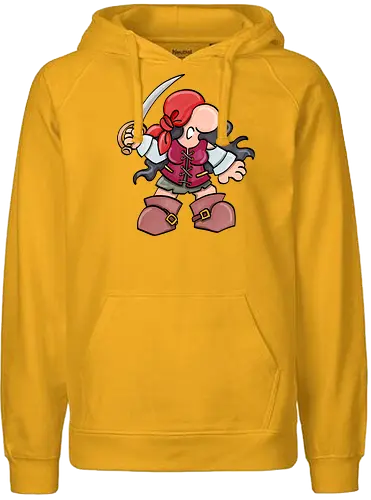 Kleine Helden - Piratin - Kleine Helden, pirat, Piratin, fantasy, rpg - Fairtrade Hoodie